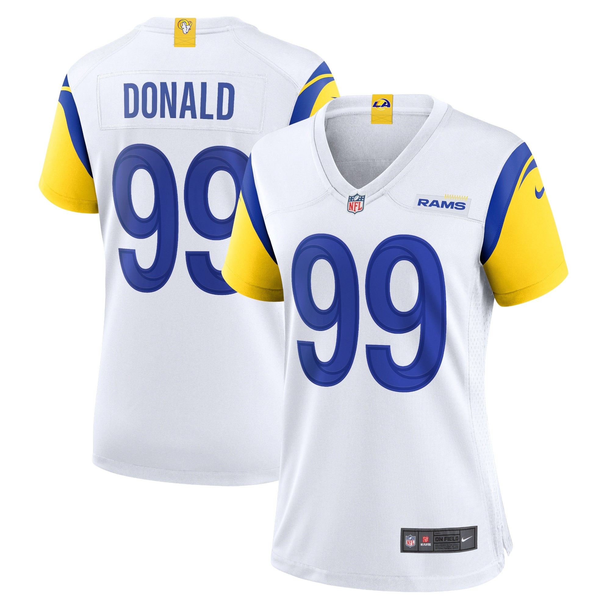 Nike Los Angeles Rams No99 Aaron Donald Olive Women's Stitched NFL Limited 2017 Salute to Service Jersey